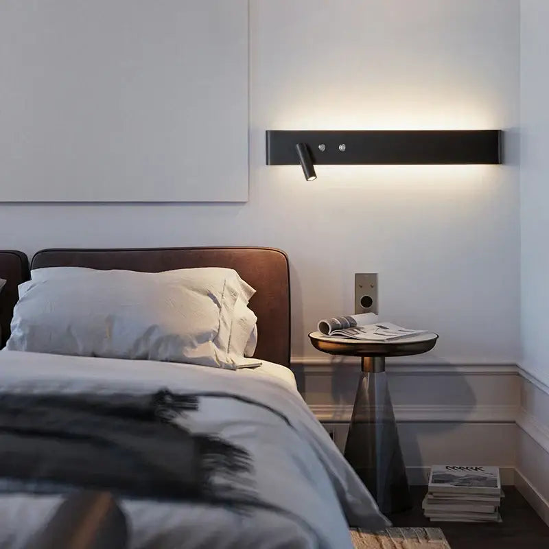 Black LED Wall Reading Light