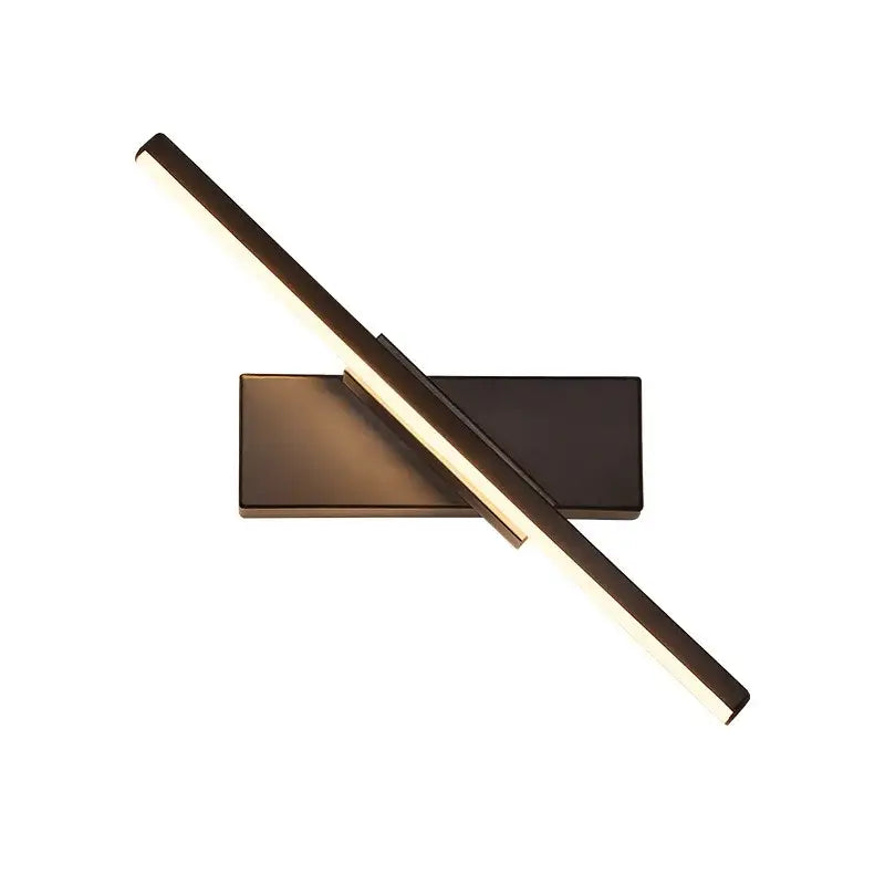 Black LED Wall Bedroom Lamp