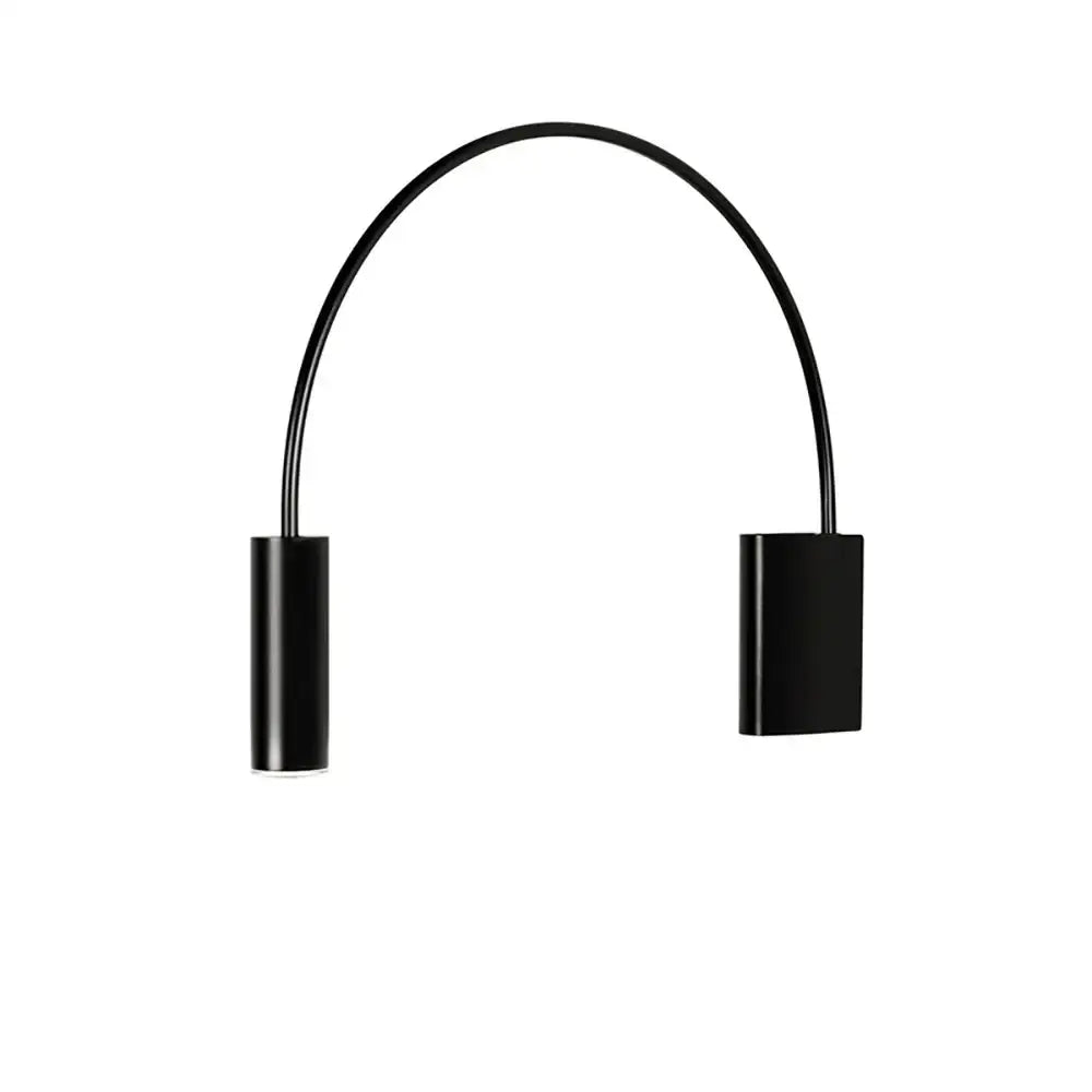 Black Adjustable Reading Nook Wall Sconce