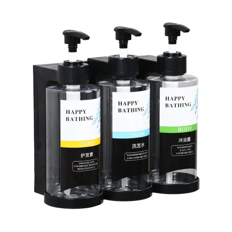 Amber Soap Dispenser Set