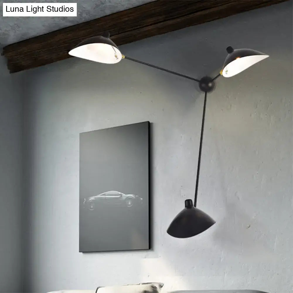 Black Duckbill Wall Lamp