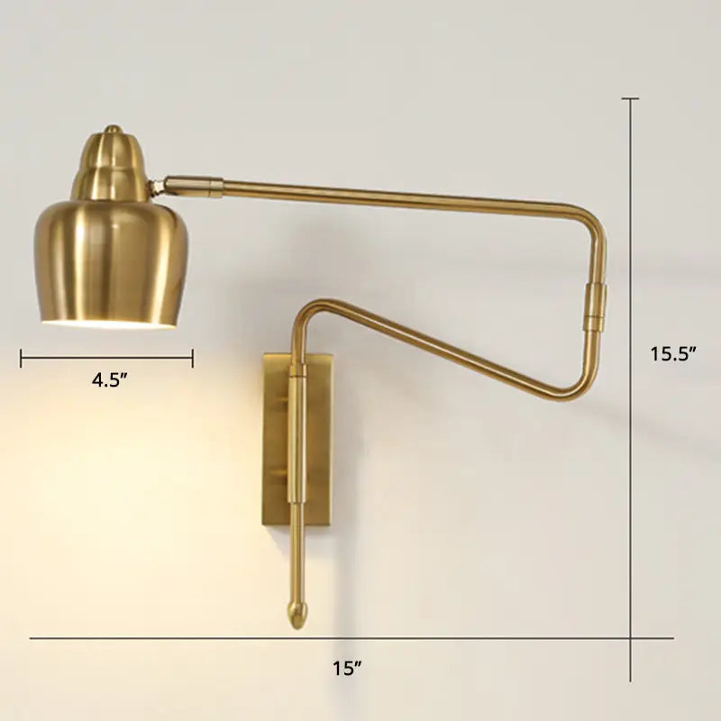 Black Brass Reading Lamp