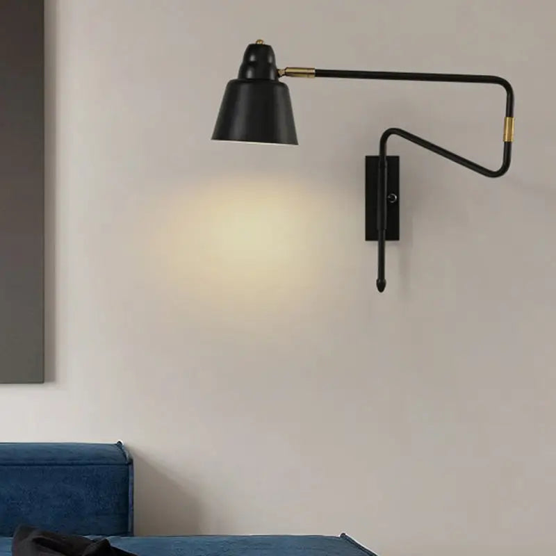 Black Brass Reading Lamp