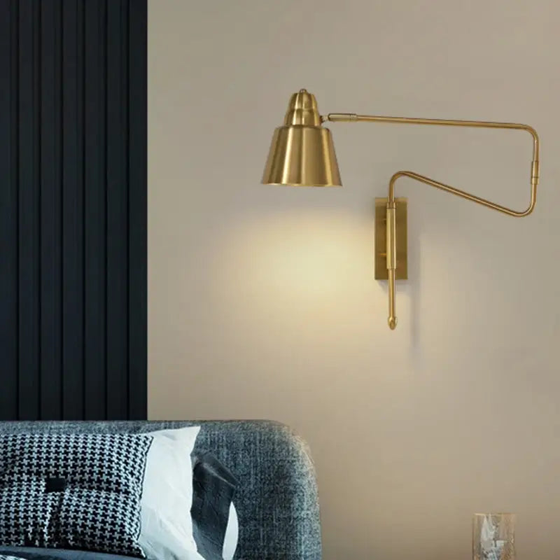 Black Brass Reading Lamp