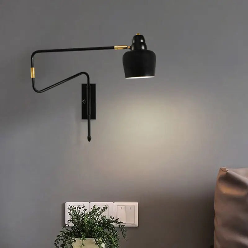 Black Brass Reading Lamp