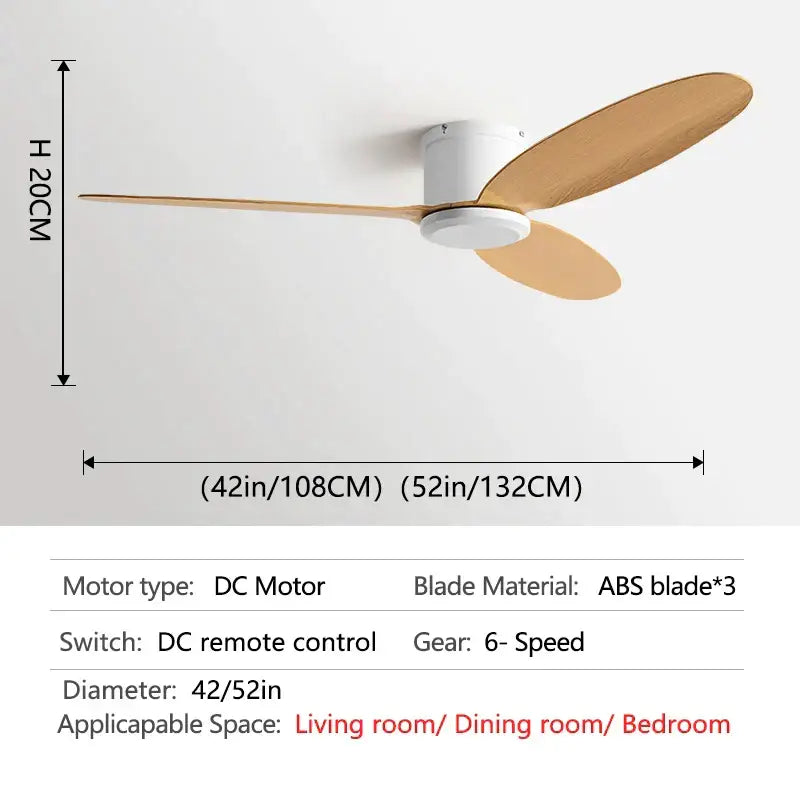 Black Brown Ceiling Fan