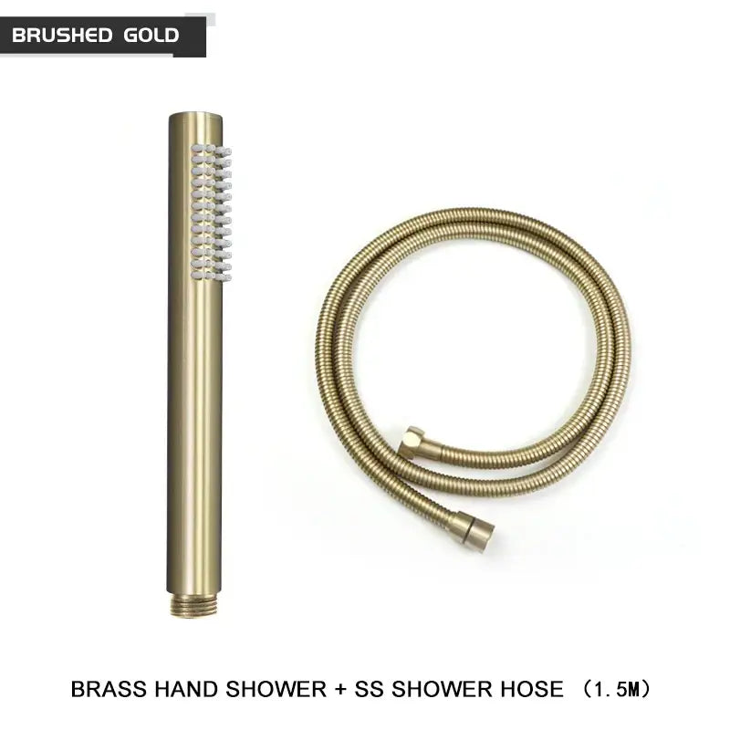 Brushed Gold Shower Head
