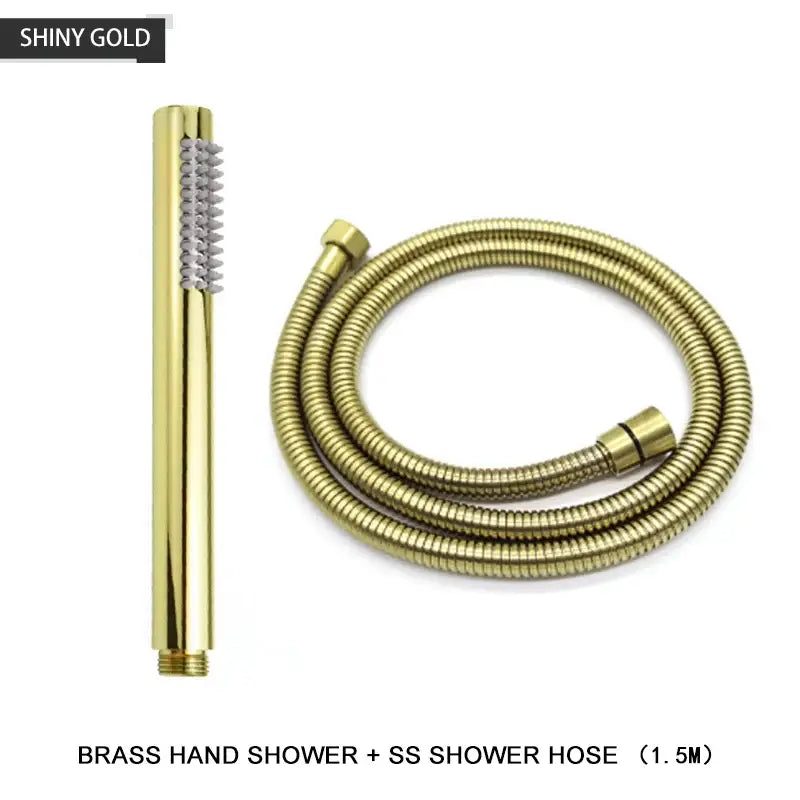 Brushed Gold Shower Head