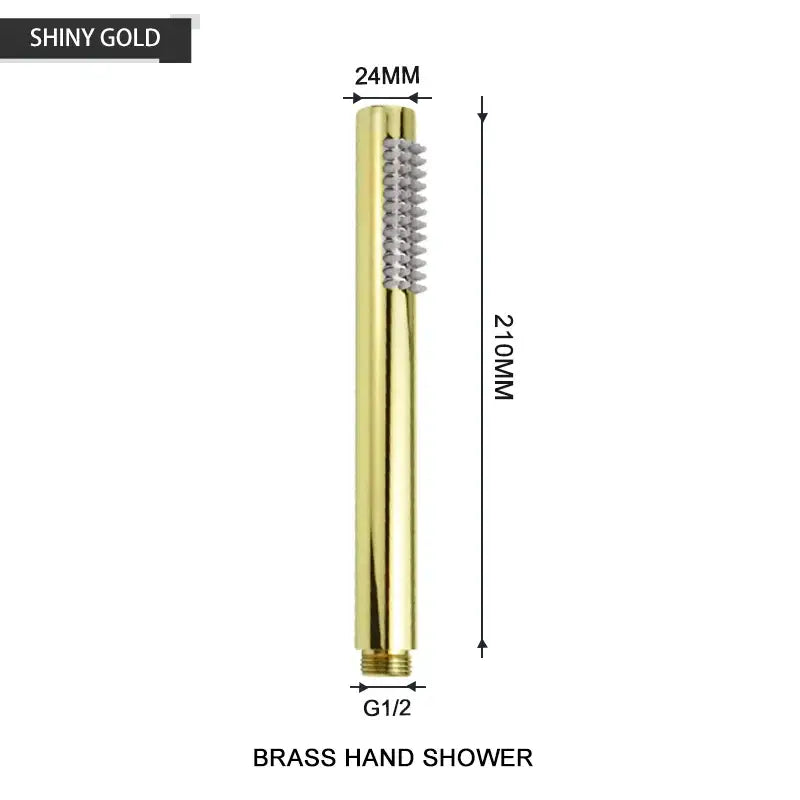 Brushed Gold Shower Head