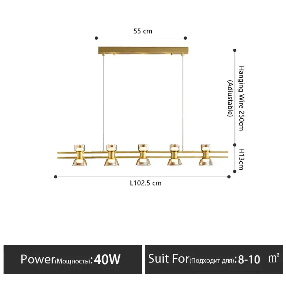 Black Linear LED Lamp