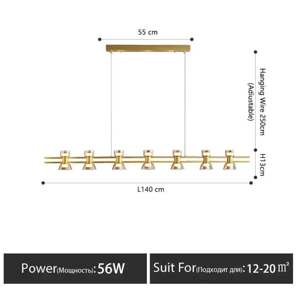 Black Linear LED Lamp