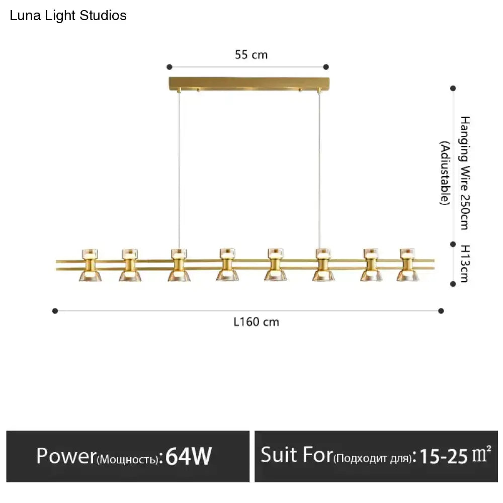 Black Linear LED Lamp