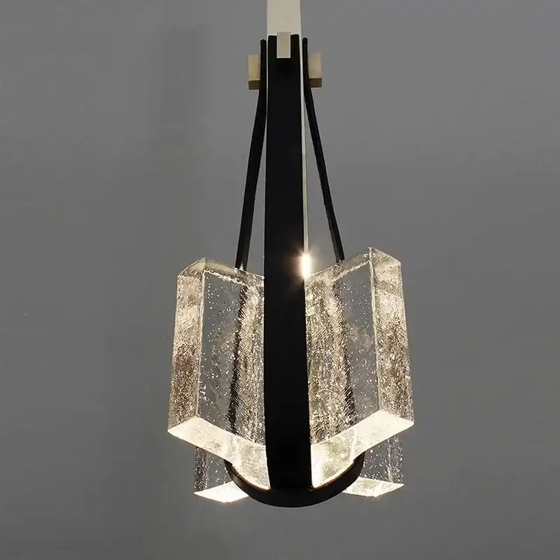 White Resin Pendant Light