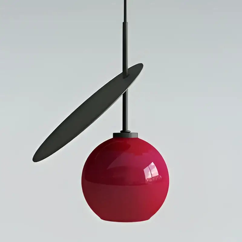 Black Crimson Pendant Light