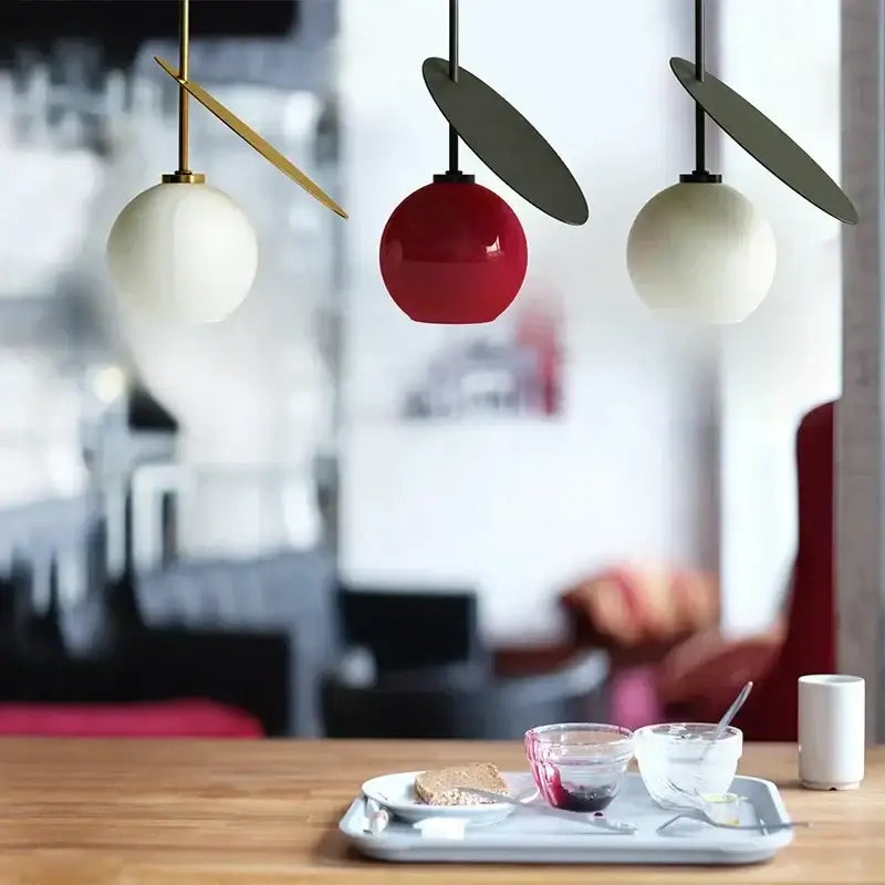Black Crimson Pendant Light