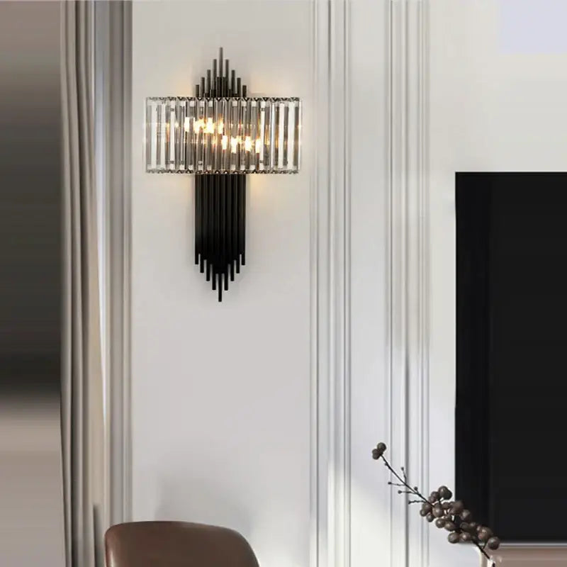 Crystal Glass Wall Sconce