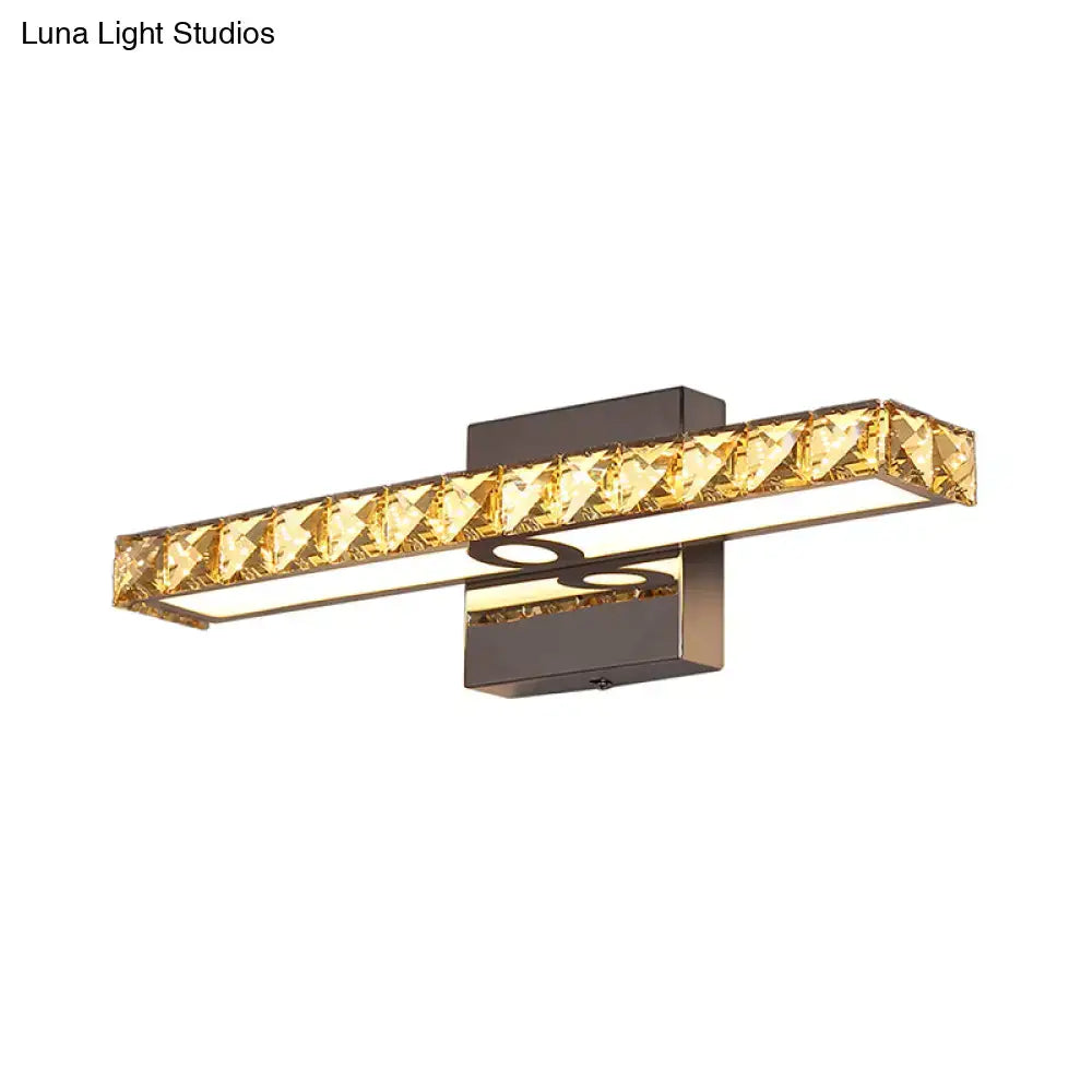 Gold Crystal Wall Light