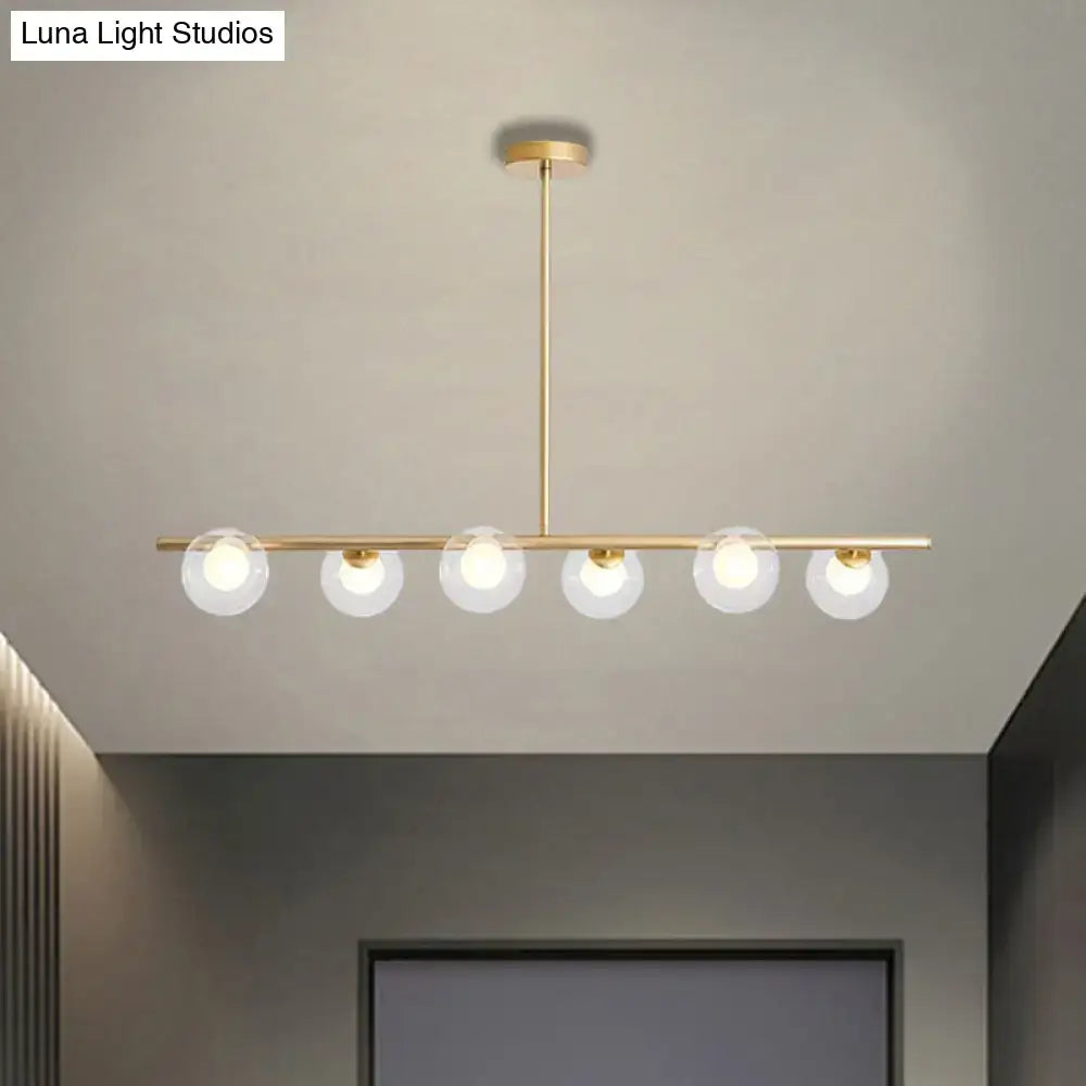 Black Gold Chandelier Light