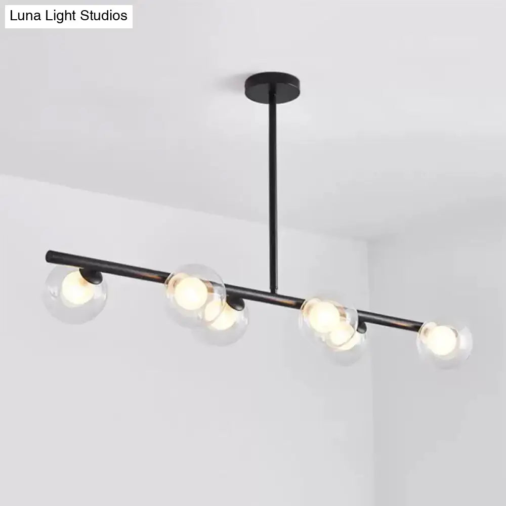 Black Gold Chandelier Light