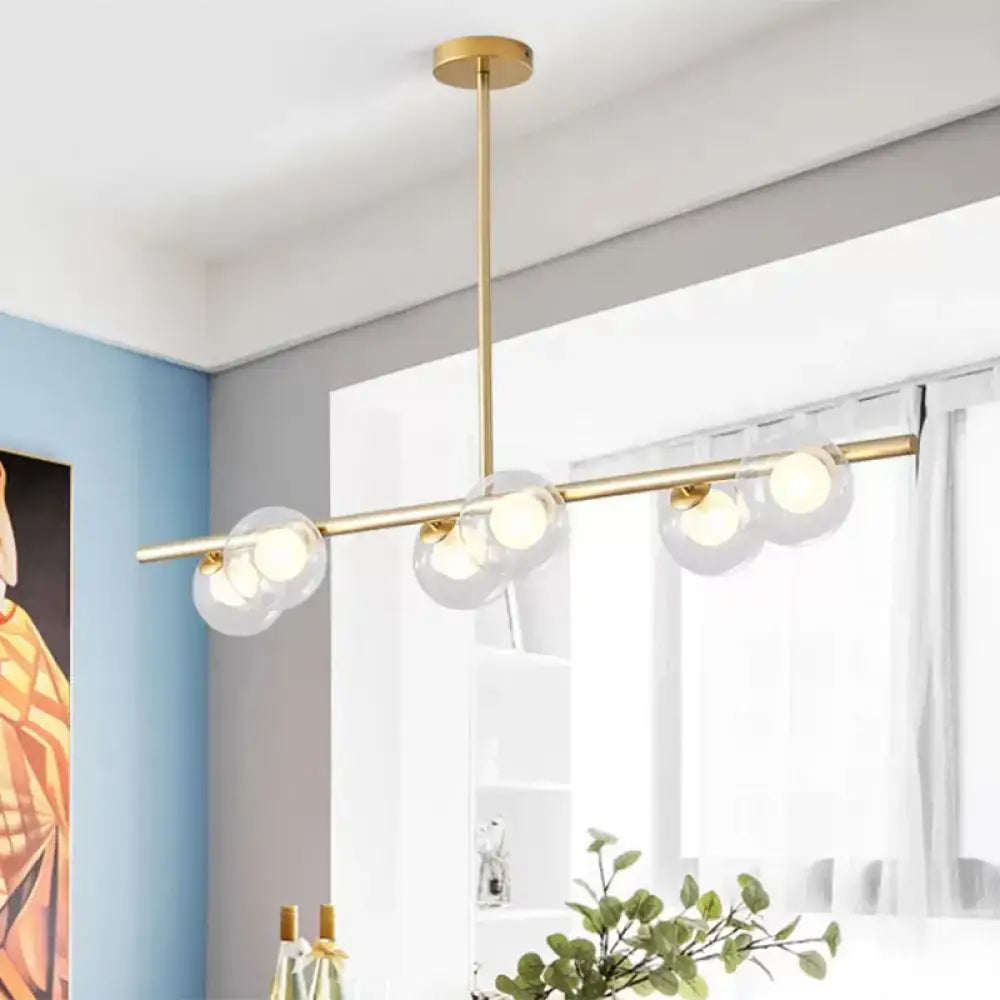 Black Gold Chandelier Light