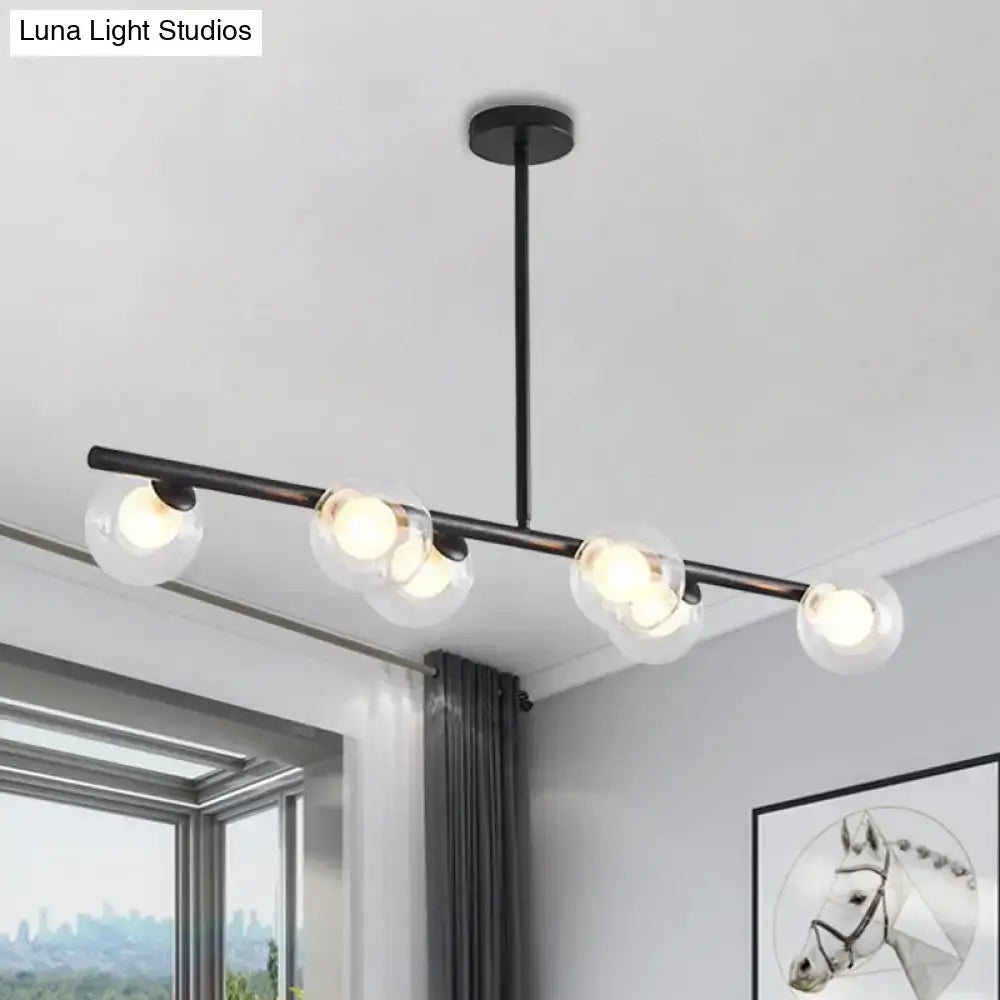 Black Gold Chandelier Light