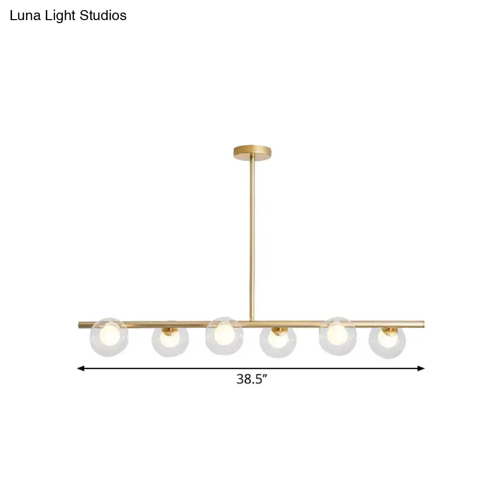 Black Gold Chandelier Light