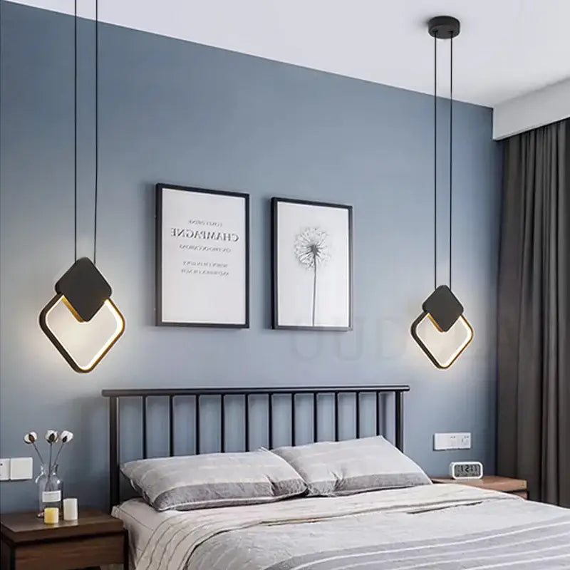 Black Ring Pendant Lamp