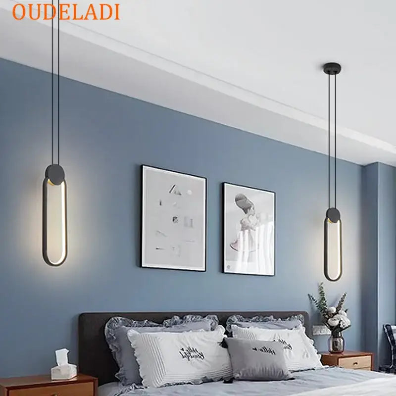 Black Ring Pendant Lamp