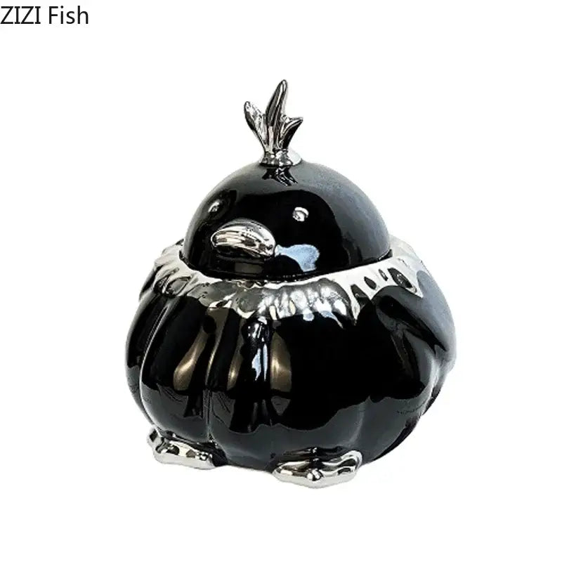 Black Duck Ceramic Ashtray