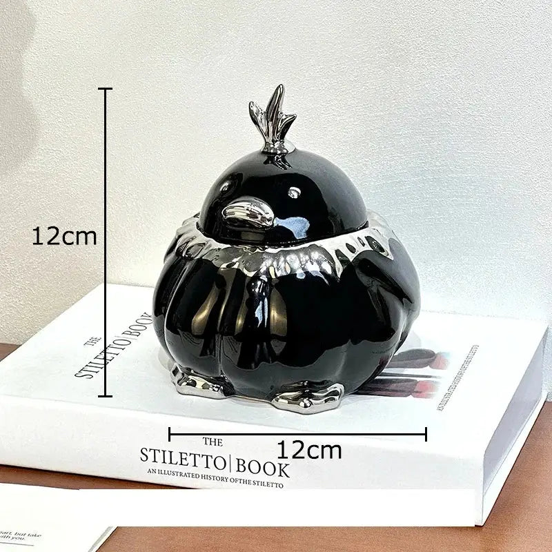 Black Duck Ceramic Ashtray