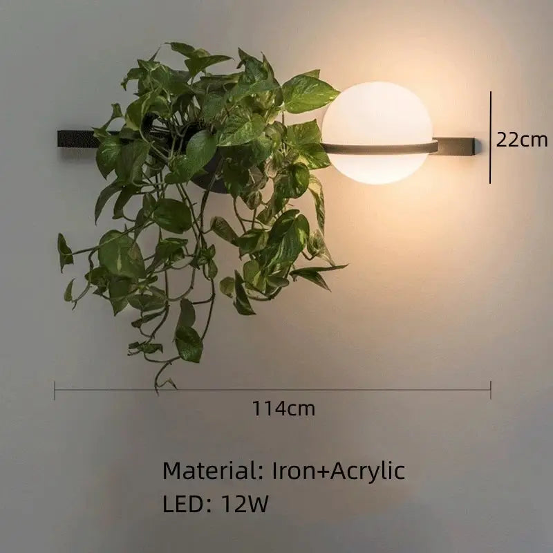 White Acrylic Art-Deco Ball Sconce