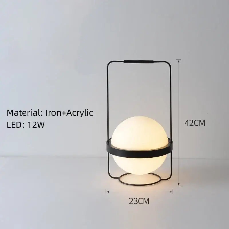 White Acrylic Art-Deco Ball Sconce