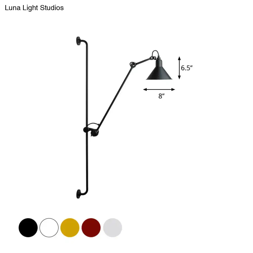 Black Articulated Wall Lamp