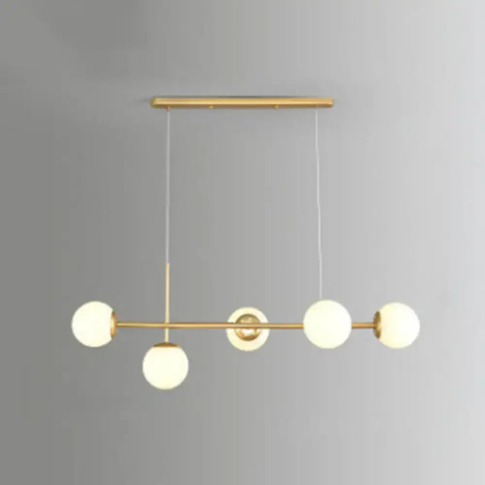 Black Linear Pendant Light