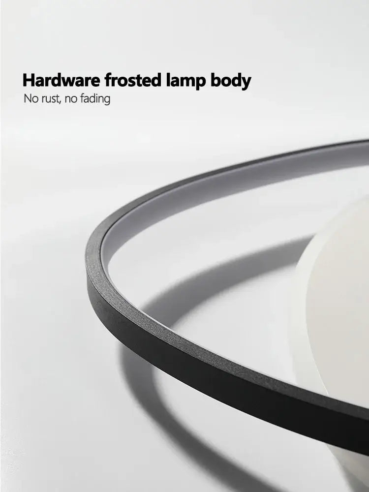 Black Nordic 55cm Dimmable Ceiling Lamp