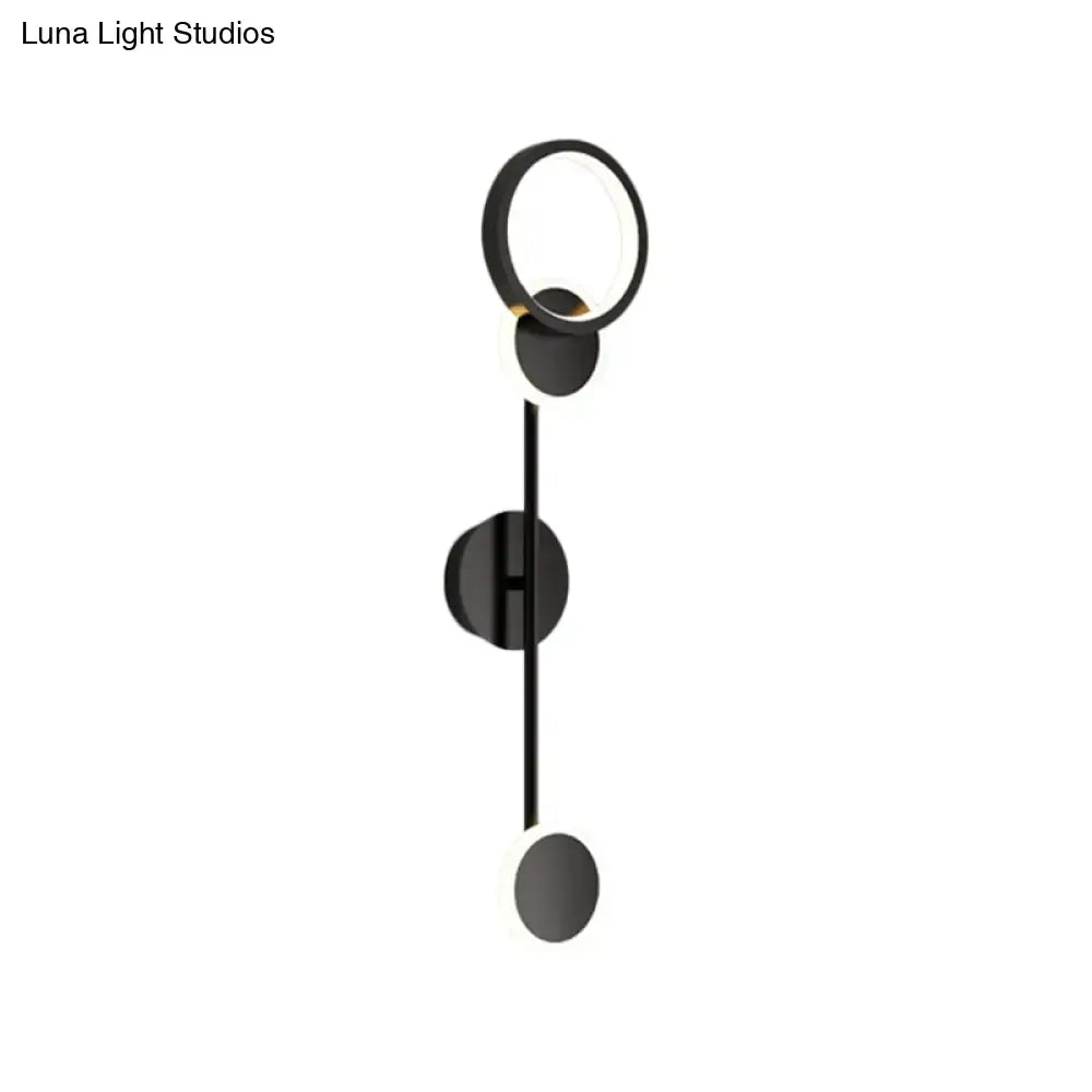 Black Metallic Wall Sconce