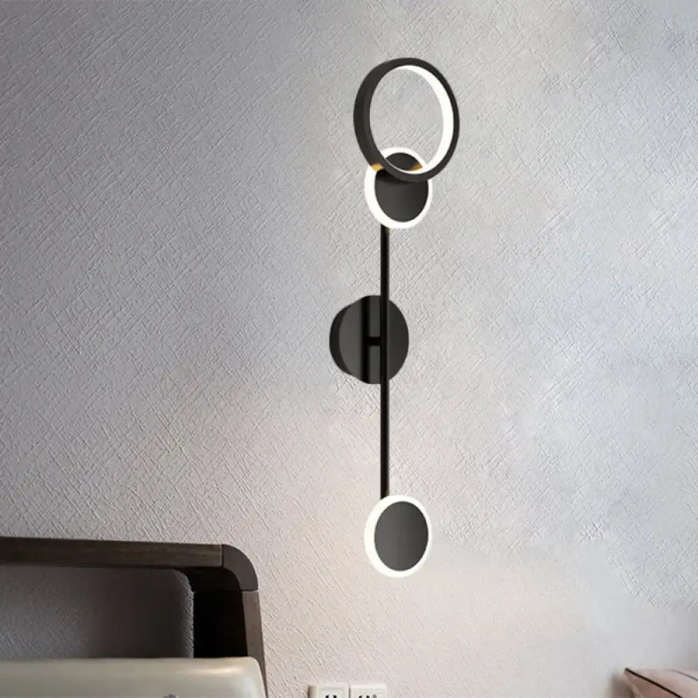 Black Metallic Wall Sconce