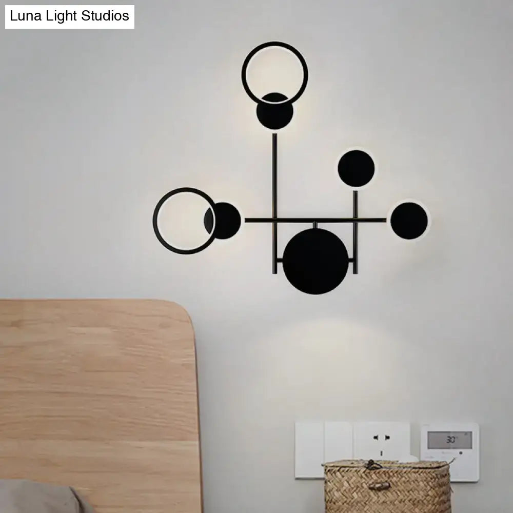 Black Metallic Wall Sconce
