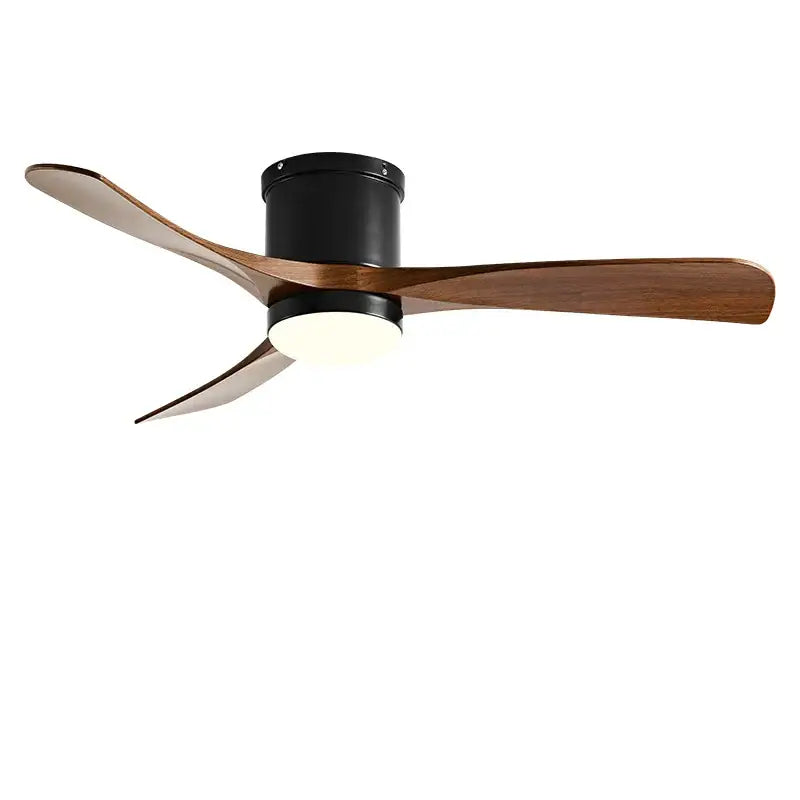 Black Wood 46-Inch LED Ceiling Fan
