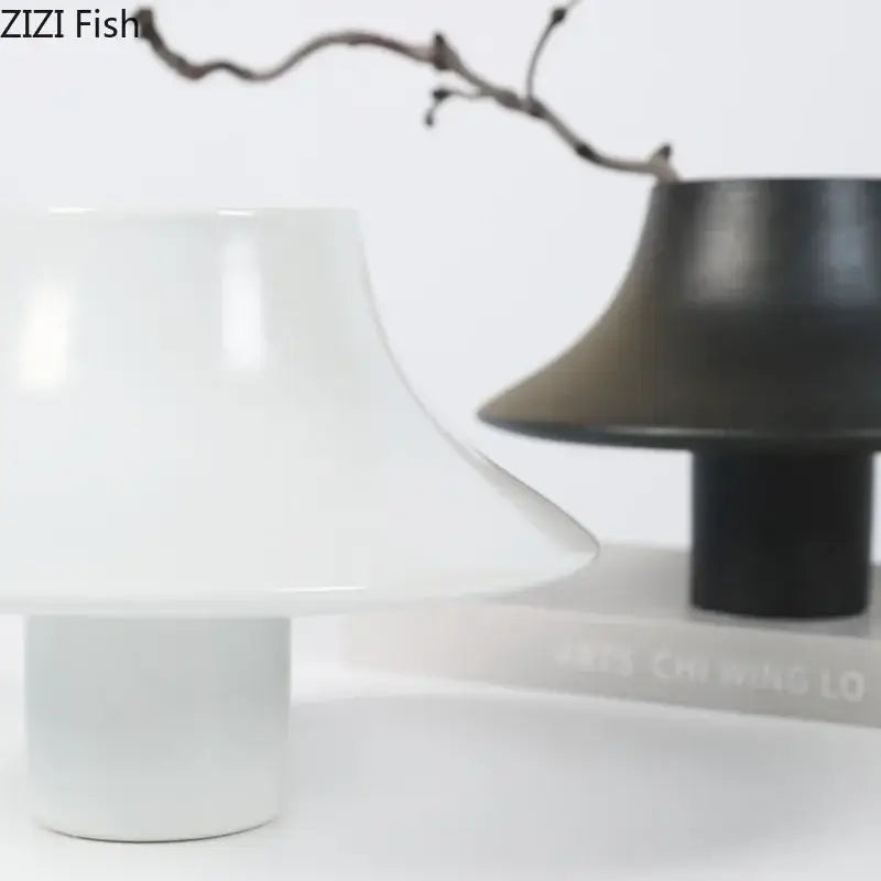 Black Ceramic Vase