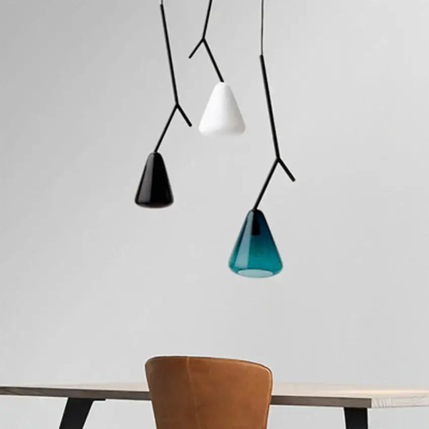 Black Branching Pendant Light