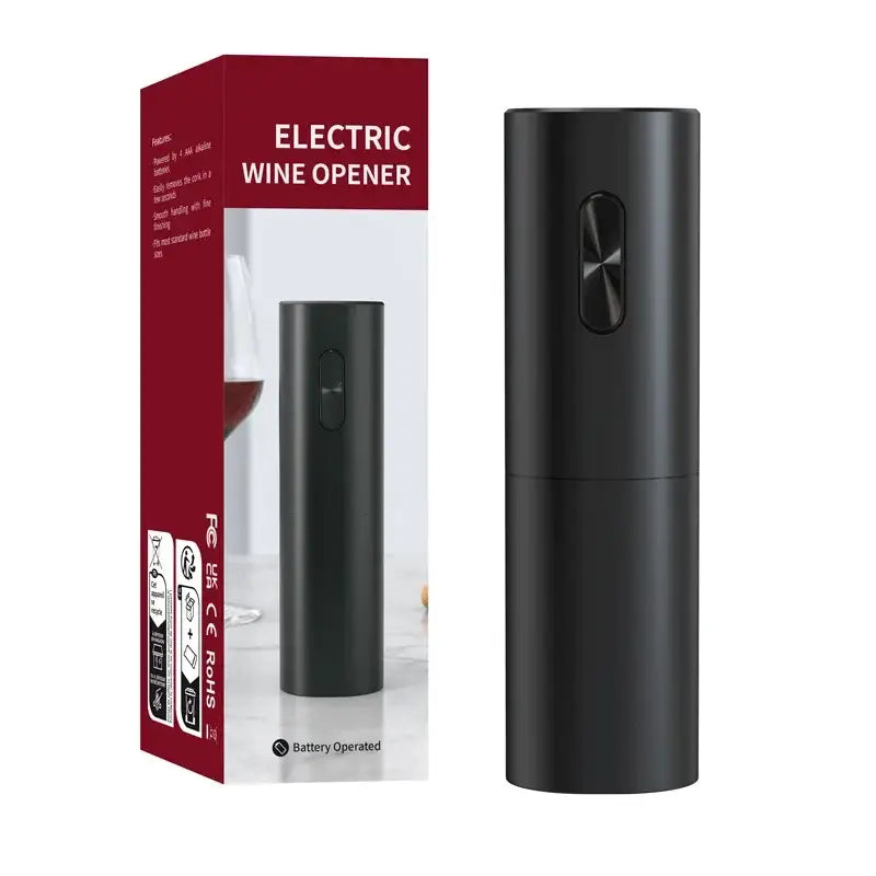 Black Brushed Wine Opener