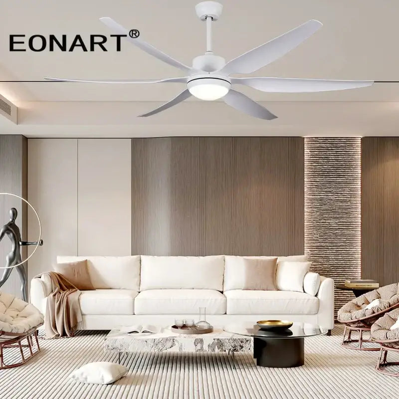 White LED Remote Fan