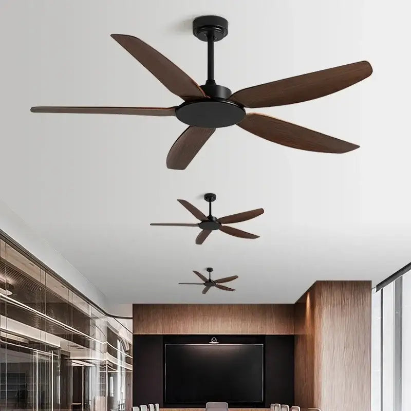 Walnut Grain DC-Motor Ceiling Fan