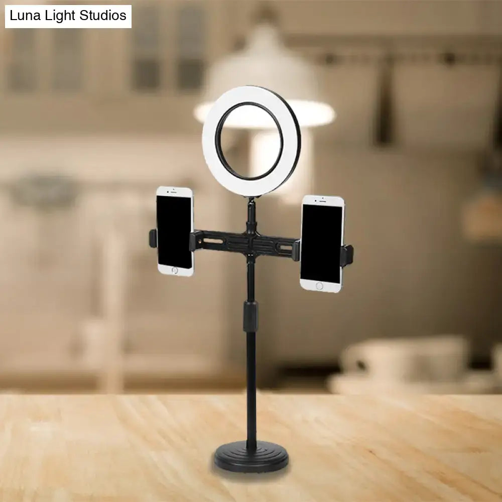 Black USB Wall Light