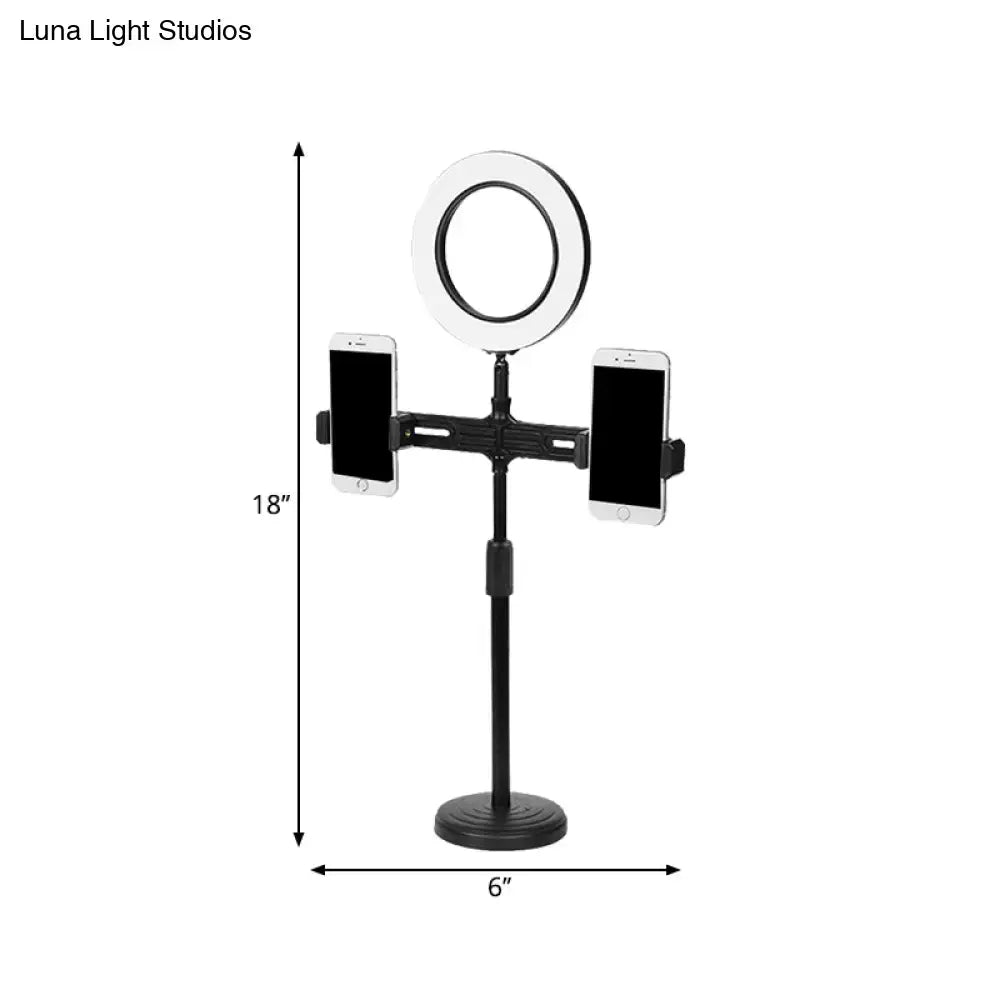 Black USB Wall Light