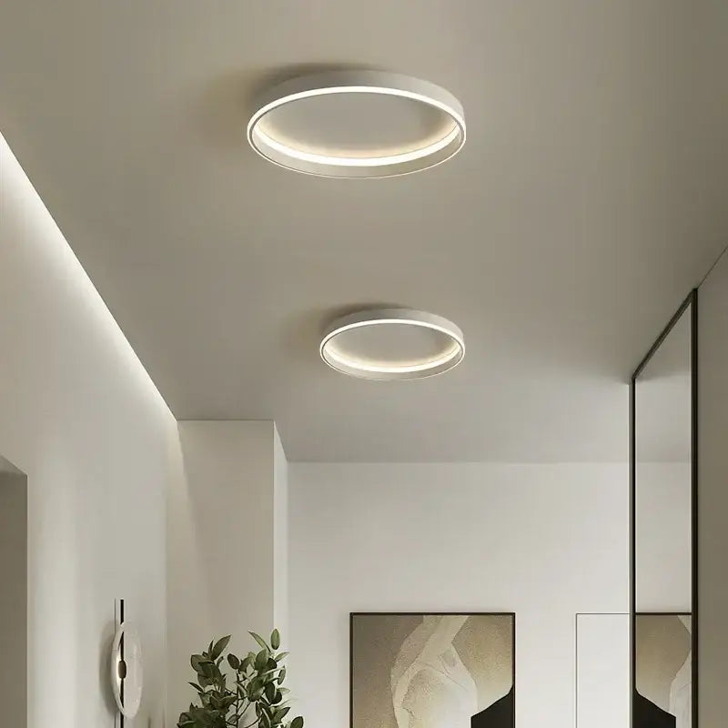 Black Circular LED Light