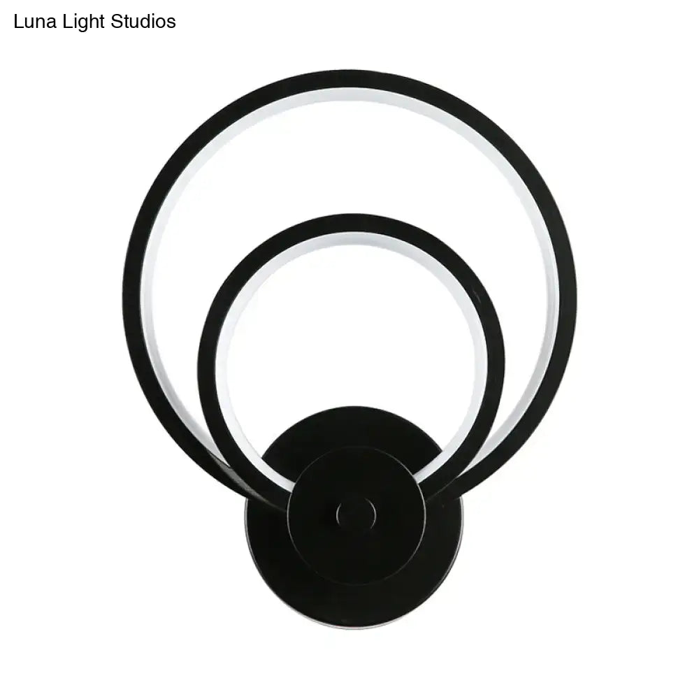 Black LED Wall Sconce
