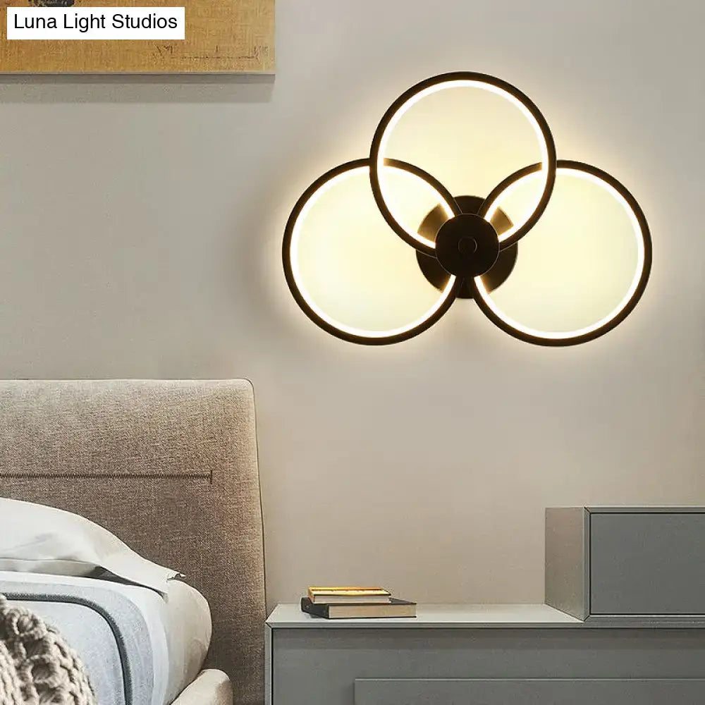 Black LED Wall Sconce