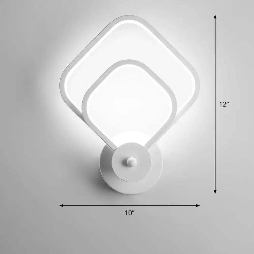 Black LED Wall Sconce